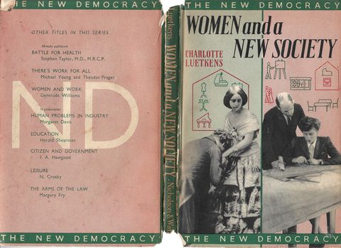 Cover of Women and a New Society