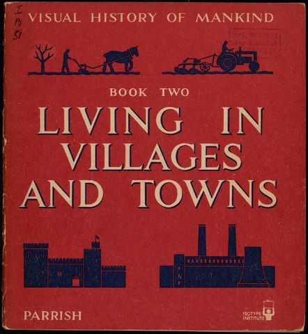 Cover of Visual history of mankind- book Two- Living in villages and towns