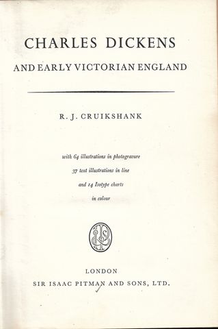 Cover of Charles Dickens and Early Victorian England