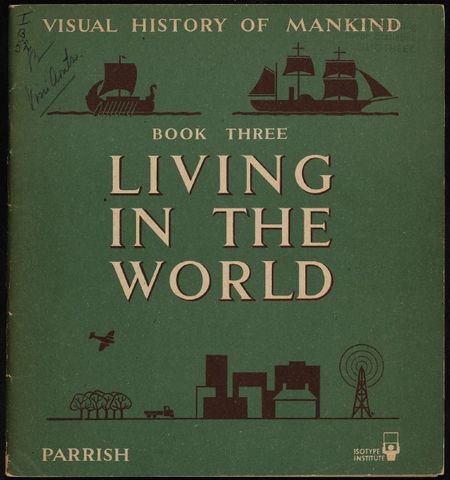 Cover of Visual history of mankind - Book Three - Living in the world