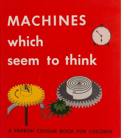 Cover of Machines which seem to think