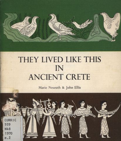 Cover of They lived like this in ancient Crete